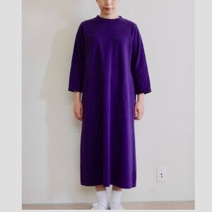 Sarahwear Purple French Terry Dress